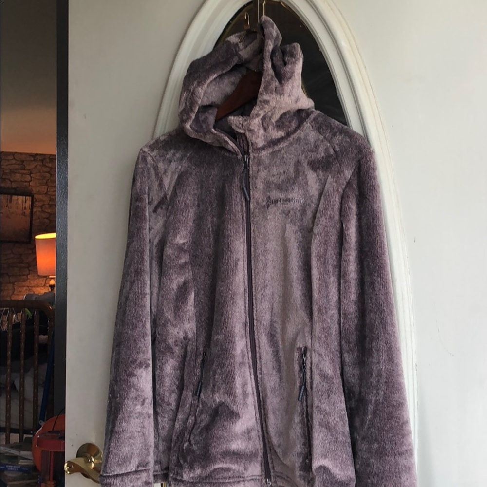 Plum Sherpa jacket